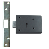 L459 - UNION FB1 Fire Brigade 2 Lever Rim Deadlock R&sol;H