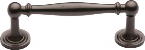 Click Here To Enlarge This Photo Of C2533 96-MB Heritage Brass Cabinet Pull Colonial Design 96mm ctc Matt Bronze Finish