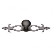 C3074 32-MB M&period;Marcus Heritage Brass Cabinet Knob Round Backplate Design 32mm Matt Bronze