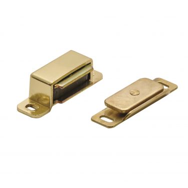 Click Here To Enlarge This Photo Of FTD840EB - Carlisle Brass Fingertip Design Steel Magnetic Catch &lpar;6kg Pull&rpar; 46 x 15 x 14mm Electro Brass