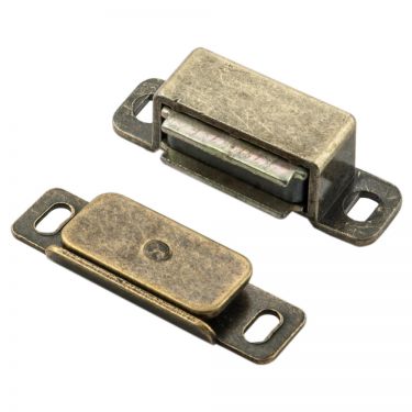 Click Here To Enlarge This Photo Of FTD840FB - Carlisle Brass Fingertip Design Steel Magnetic Catch &lpar;6kg Pull&rpar; 46 x 15 x 14mm Florentine Bronze