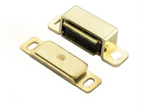 Click Here To Enlarge This Photo Of FTD850EB - Carlisle Brass Fingertip Design Steel Magnetic Catch &lpar;3&period;5kg Pull&rpar; 46 x 15 x 14mm Electro Brass