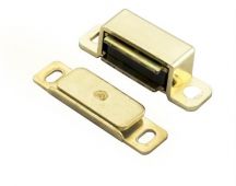 FTD850EB - Carlisle Brass Fingertip Design Steel Magnetic Catch &lpar;3&period;5kg Pull&rpar; 46 x 15 x 14mm Electro Brass