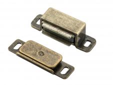 FTD850FB - Carlisle Brass Fingertip Design Steel Magnetic Catch &lpar;3&period;5kg Pull&rpar; 46 x 15 x 14mm Florentine Bronze