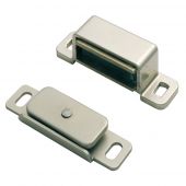 FTD850NP - Carlisle Brass Fingertip Design Steel Magnetic Catch &lpar;3&period;5kg Pull&rpar; 46 x 15 x 14mm Nickel Plated
