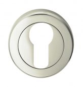 SZR001PN - Carlisle Brass Serozzetta Euro Profile Escutcheon &lpar;Concealed Fix&rpar;  Polished Nickel