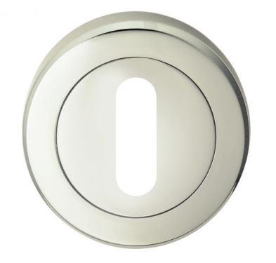Click Here To Enlarge This Photo Of SZR002PN - Carlisle Brass Serozzetta Standard Key Escutcheon &lpar;Concealed Fix&rpar;  Polished Nickel