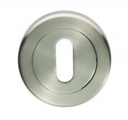 SZR002SN - Carlisle Brass Serozzetta Standard Key Escutcheon &lpar;Concealed Fix&rpar;  Satin Nickel
