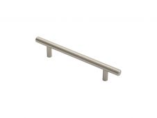 FTD445BSN - Carlisle Brass Fingertip Design 12mm Steel T-Bar Handle &lpar;128mm c&sol;c&rpar; 188mm Satin Nickel