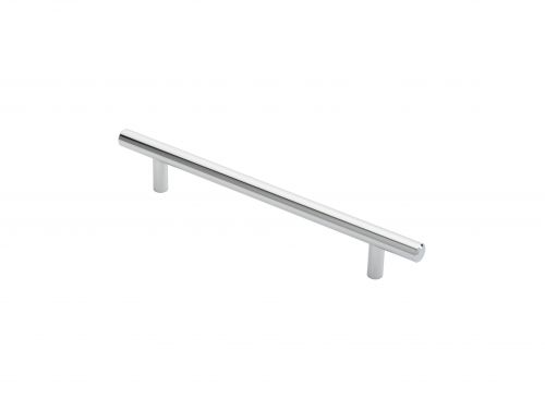 Click Here To Enlarge This Photo Of FTD445CCP - Carlisle Brass Fingertip Design 12mm Steel T-Bar Handle &lpar;160mm c&sol;c&rpar; 220mm Polished Chrome