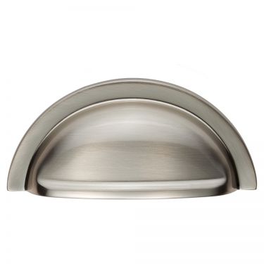 Click Here To Enlarge This Photo Of FTD558SN - Carlisle Brass Fingertip Design Oxford Cup Pull 76mm Satin Nickel