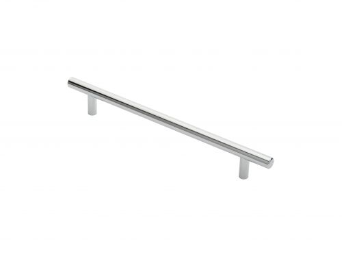 Click Here To Enlarge This Photo Of FTD445DCP - Carlisle Brass Fingertip Design 12mm Steel T-Bar Handle &lpar;192mm c&sol;c&rpar; 252mm Polished Chrome