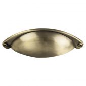 FTD555ABB - Carlisle Brass Fingertip Design Traditional Cup Handle 64mm Antique Burnished Brass