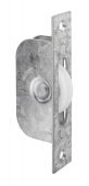 AQ91 - Carlisle Brass Sash Window Axle Pulley &lpar;Galvanised Forend With Nylon Wheel&rpar; 117 x 25mm