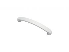 FTD2035ACP - Carlisle Brass Fingertip Design Radiused End Flat Bow Handle &lpar;128mm c&sol;c&rpar; 145mm Polished Chrome