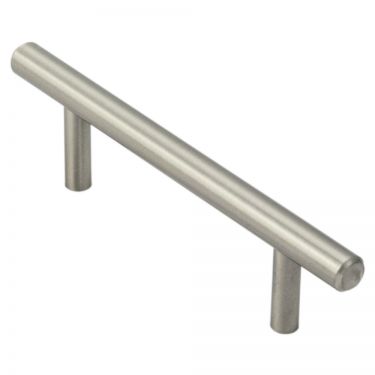 Click Here To Enlarge This Photo Of FTD444SN - Carlisle Brass Fingertip Design 8mm Mini T Bar Handle &lpar;64mm c&sol;c&rpar; 100mm Satin Nickel