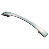 FTD380BSN - Carlisle Brass Fingertip Design Waisted Flat Bow Handle &lpar;128mm c&sol;c&rpar; 182mm Satin Nickel