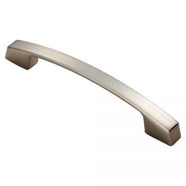 Click Here To Enlarge This Photo Of FTD3165BSN - Carlisle Brass Fingertip Design Bridge Handle &lpar;128mm c&sol;c&rpar; 169mm Satin Nickel