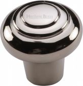 C3985 32-PNF Heritage Brass Cabinet Knob Round Bead Design 32mm Polished Nickel Finish