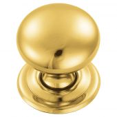 FTD1265B - Carlisle Brass Fingertip Design Hollow Victorian Knob 32mm Polished Brass