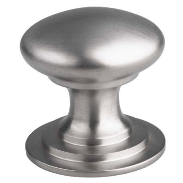 Click Here To Enlarge This Photo Of M47ASN - Carlisle Brass Fingertip Design Victorian Knob 25mm Satin Nickel