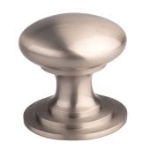 M47ASSE - Carlisle Brass Fingertip Design Victorian Knob 25mm Satin Stainless Steel