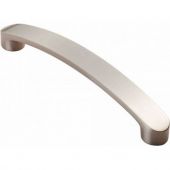 FTD2035BSN - Carlisle Brass Fingertip Design Radiused End Flat Bow Handle &lpar;160mm c&sol;c&rpar; 178mm Satin Nickel
