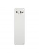 FPP43002SAA - Carlisle Brass Eurospec Finger Plate 300 x 75mm &lpar;Push&rpar; Satin Anodised Aluminium