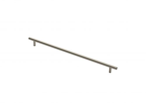 Click Here To Enlarge This Photo Of FTD445HSN - Carlisle Brass Fingertip Design 12mm Steel T-Bar Handle &lpar;384mm c&sol;c&rpar; 444mm Satin Nickel