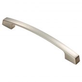 FTD3165CSN - Carlisle Brass Fingertip Design Bridge Handle &lpar;160mm c&sol;c&rpar; 207mm Satin Nickel