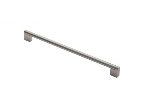 Click Here To Enlarge This Photo Of FTD4750FSNSS - Carlisle Brass Fingertip Design 14mm Bar Handle &lpar;320mm c&sol;c&rpar; 360mm Satin Nickel&sol;Satin Stainless Steel