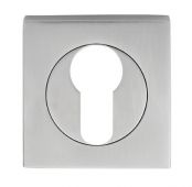 SZM001SQSC - Carlisle Brass Serozzetta Square Euro Profile Escutcheon &lpar;Concealed Fix&rpar; Satin Chrome