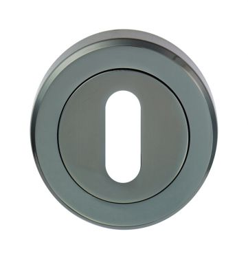 Click Here To Enlarge This Photo Of SZM003BN - Carlisle Brass Serozzetta Standard Key Escutcheon &lpar;Concealed Fix&rpar; Black Nickel