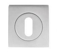 SZM003SQSC - Carlisle Brass Serozzetta Square Standard Key Escutcheon &lpar;Concealed Fix&rpar; Satin Chrome
