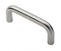 CSD1150SSS - Carlisle Brass Eurospec 19mm Dia D Pull Handle - 150mm c&sol;c Satin Stainless Steel