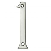 N1SC - Carlisle Brass Numeral Face Fix &lpar;No&period;1&rpar; 76mm Satin Chrome
