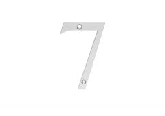 N7SC - Carlisle Brass Numeral Face Fix &lpar;No&period;7&rpar; 76mm Satin Chrome