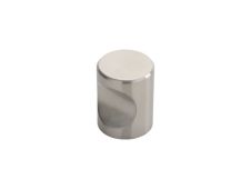 FTD430ASS - Carlisle Brass Fingertip Design Stainless Steel Cylindrical Knob 16mm Satin Stainless Steel