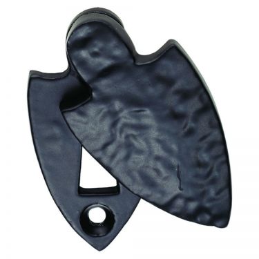 Click Here To Enlarge This Photo Of LF5533 - Carlisle Brass Ludlow Foundries Covered Escutcheon &lpar;Shield&rpar; Black Antique