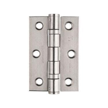 Click Here To Enlarge This Photo Of HIN1322&sol;7SSS - Carlisle Brass Eurospec 76mm x 51mm x 2mm Ball Bearing Hinges Grade 7 &lpar;40kg&rpar; Satin Stainless Steel