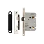 BAE5030NP - Carlisle Brass Eurospec Bathroom Lock &lpar;Economy&rpar; 3" Nickel Plated