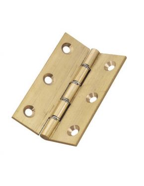 Click Here To Enlarge This Photo Of HDSW20 - Carlisle Brass Hinge Double Steel Washered Butt Hinge 76 x 50 x 2mm Satin Brass