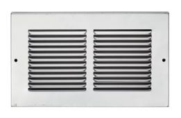 ES420 - Carlisle Brass Eurospec Silver Louvre Grille &lpar;For Intumescent ES400 150 x 150mm &rpar;