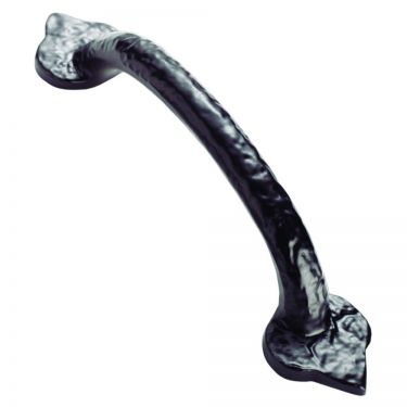 Click Here To Enlarge This Photo Of FTD1068BBA - Carlisle Brass Fingertip Design Hammered Fleur De Lys Handle &lpar;102mm c&sol;c&rpar; 151mm Black Antique