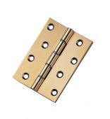 HDSW2 - Carlisle Brass Double Steel Washered Butt Hinges 102mm x 67mm x 2&period;2mm Polished Lacquered