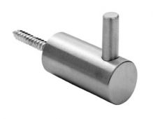 HCH1017SSS - Carlisle Brass Eurospec Concealed Fix 16mm Dia Coat Hook Satin Stainless Steel