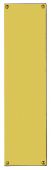M39F - Carlisle Brass Victorian Finger Plate &lpar;Flat Sheet&rpar; 305 x 76mm Polished Brass