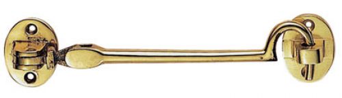 Click Here To Enlarge This Photo Of AA62 - Carlisle Brass Heavyweight Cabin Hook &lpar;Silent Pattern&rpar; 152mm Polished Brass