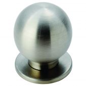 FTD425ASS - Carlisle Brass Fingertip Design Stainless Steel Ball Knob 25mm Satin Stainless Steel