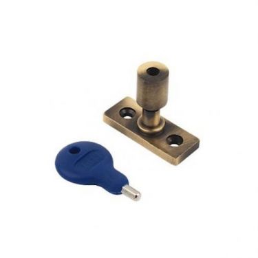 Click Here To Enlarge This Photo Of WF17FB - Carlisle Brass Locking Casement Stay Pin 40 x 15mm Florentine Bronze